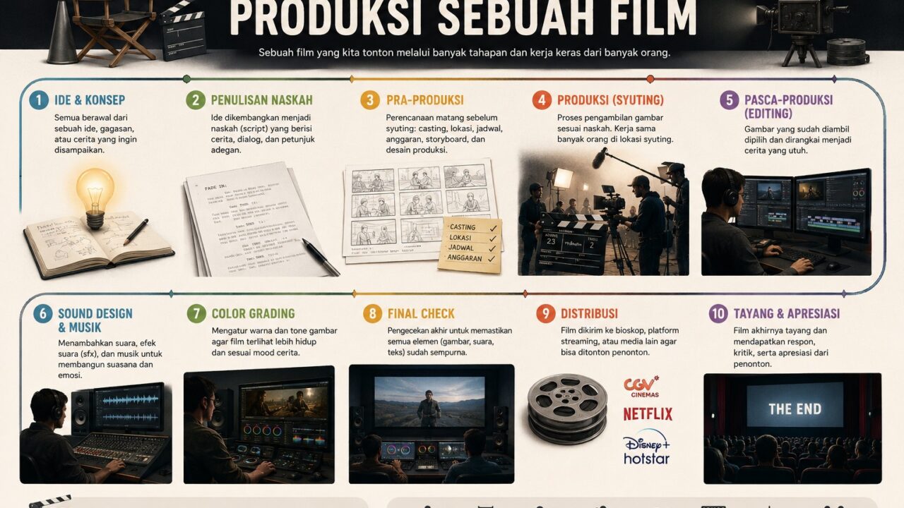 Proses Panjang Produksi Sebuah Film